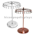 Jewellery Store Reliable Metal Bronze Single Layer Counter Top Necklace Retail Rotating Jewelry Display